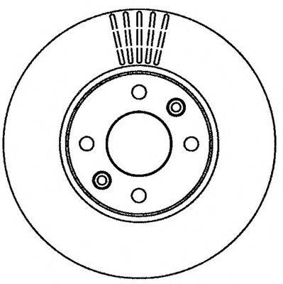 Тормозной диск BENDIX 562268BC