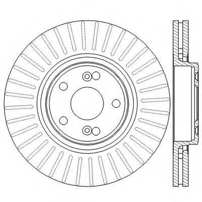 Тормозной диск BENDIX 562593BC