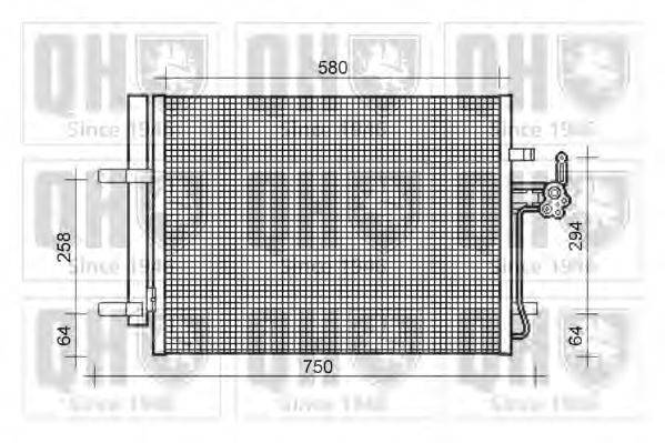 Конденсатор, кондиционер QUINTON HAZELL QCN499