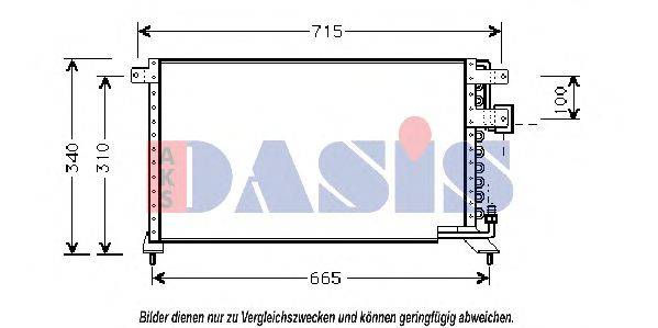 Конденсатор, кондиционер AKS DASIS 102020N