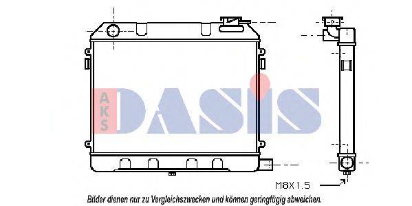 Радиатор, охлаждение двигателя AKS DASIS 13091
