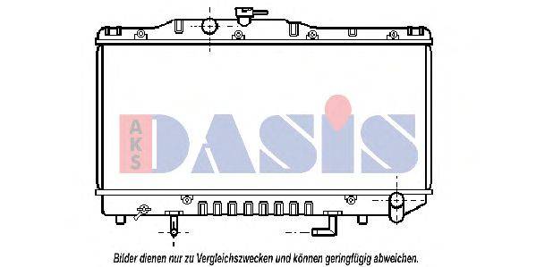 Радиатор, охлаждение двигателя AKS DASIS 210930N