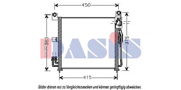 Конденсатор, кондиционер AKS DASIS 512032N