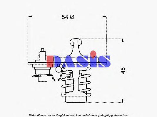 Термостат, охлаждающая жидкость AKS DASIS 751848N