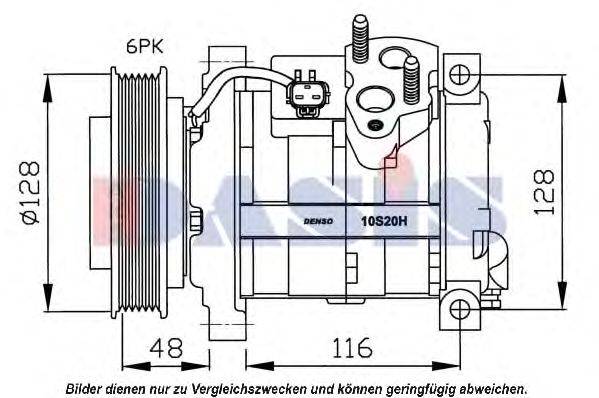 Компрессор, кондиционер AKS DASIS 851625N