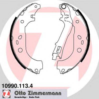 Комплект тормозных колодок ZIMMERMANN 10990.113.4
