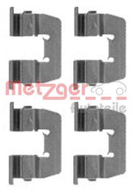 Комплектующие, колодки дискового тормоза METZGER 1091764