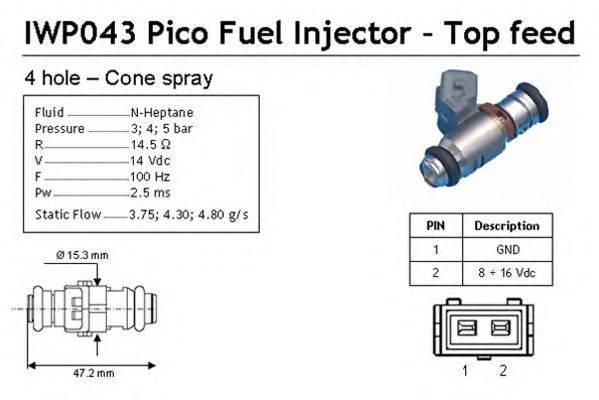 Клапанная форсунка MAGNETI MARELLI 214310004310