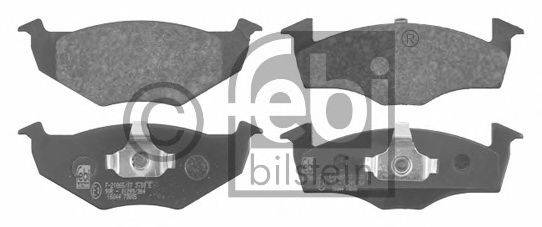Комплект тормозных колодок, дисковый тормоз FEBI BILSTEIN 0252186615