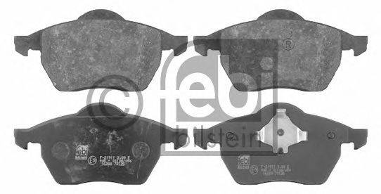 Комплект тормозных колодок, дисковый тормоз FEBI BILSTEIN 0252191119