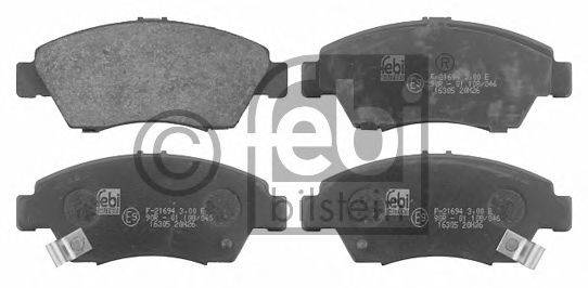 Комплект тормозных колодок, дисковый тормоз FEBI BILSTEIN 16305