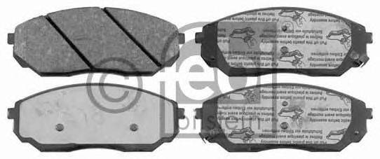 Комплект тормозных колодок, дисковый тормоз FEBI BILSTEIN 0252409217W