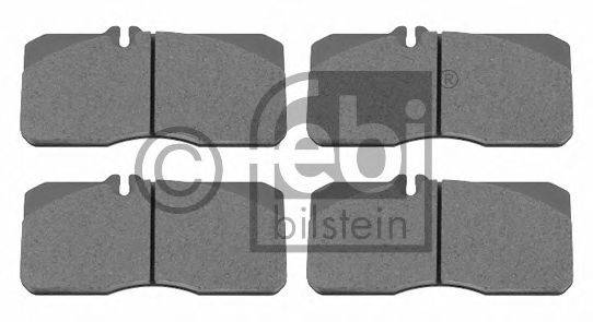 Комплект тормозных колодок, дисковый тормоз FEBI BILSTEIN 16561