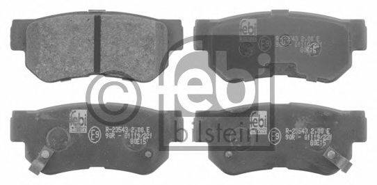 Комплект тормозных колодок, дисковый тормоз FEBI BILSTEIN 23545