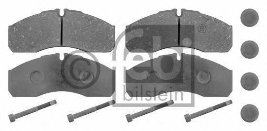 Комплект тормозных колодок, дисковый тормоз FEBI BILSTEIN 16706