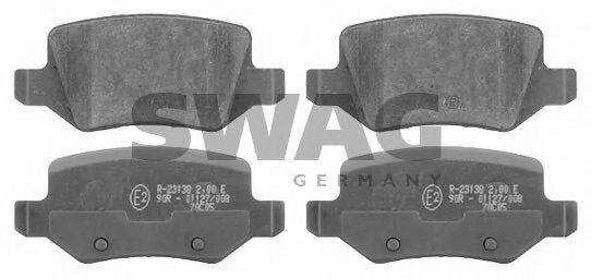 Комплект тормозных колодок, дисковый тормоз SWAG 23138