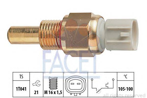 Термовыключатель, вентилятор радиатора FACET 75275