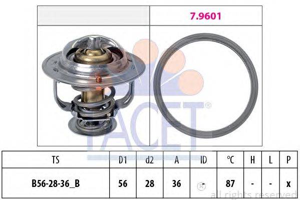 Термостат, охлаждающая жидкость FACET 78828