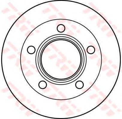 Тормозной диск TRW DF2008S