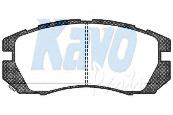 Комплект тормозных колодок, дисковый тормоз KAVO PARTS BP-8008