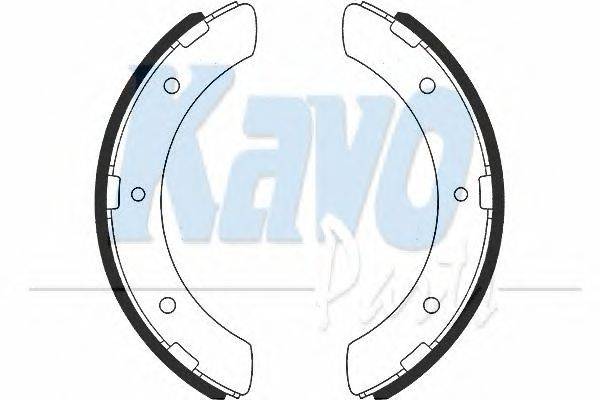 Комплект тормозных колодок KAVO PARTS BS-6419