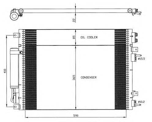 Конденсатор, кондиционер NRF 35626