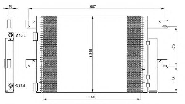 Конденсатор, кондиционер NRF 35896