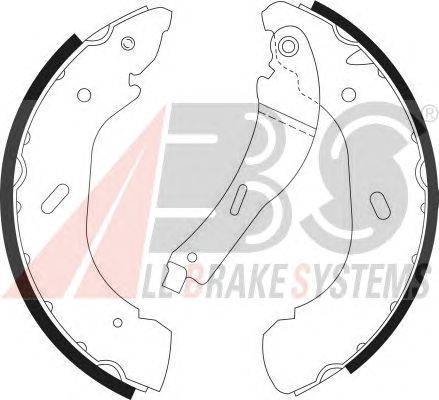 Комплект тормозных колодок A.B.S. 9087