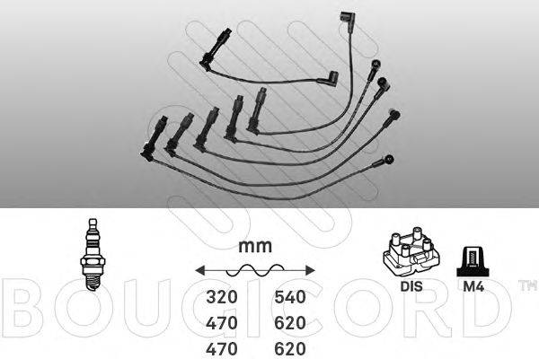 Комплект проводов зажигания BOUGICORD 6503