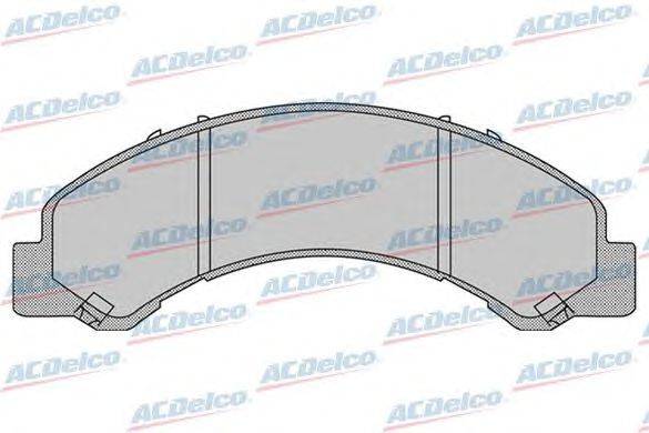 Комплект тормозных колодок, дисковый тормоз ACDelco AC0581063D