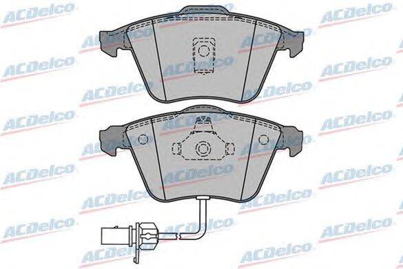 Комплект тормозных колодок, дисковый тормоз ACDelco AC0581230D