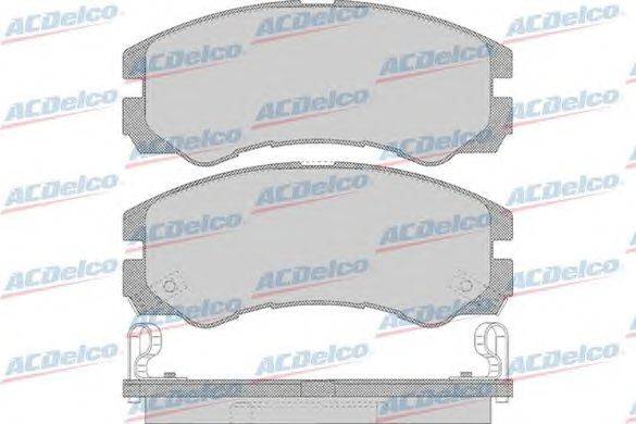 Комплект тормозных колодок, дисковый тормоз ACDelco AC058658D