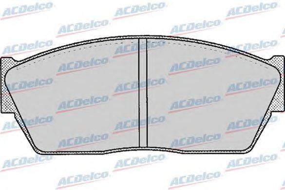 Комплект тормозных колодок, дисковый тормоз ACDelco AC442181D