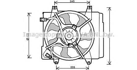 Вентилятор, охлаждение двигателя AVA QUALITY COOLING KA7519