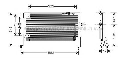 Конденсатор, кондиционер AVA QUALITY COOLING MZ5142