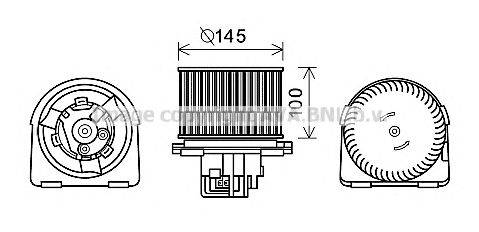 Электродвигатель, вентиляция салона AVA QUALITY COOLING OL8619