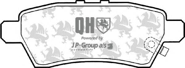 Комплект тормозных колодок, дисковый тормоз JP GROUP BP1527