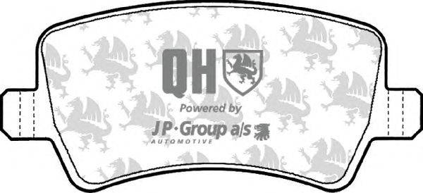 Комплект тормозных колодок, дисковый тормоз JP GROUP BP1560