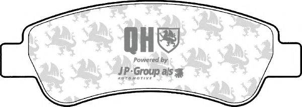 Комплект тормозных колодок, дисковый тормоз JP GROUP BP1574
