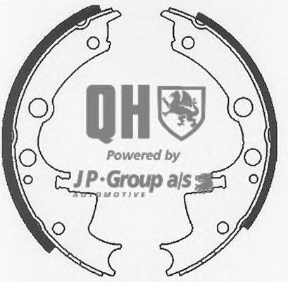 Комплект тормозных колодок JP GROUP BS719