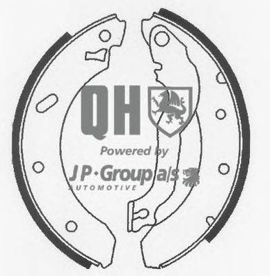Комплект тормозных колодок JP GROUP BS808