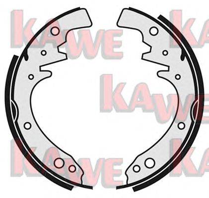 Комплект тормозных колодок KAWE 04285