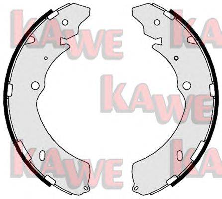 Комплект тормозных колодок KAWE 08910
