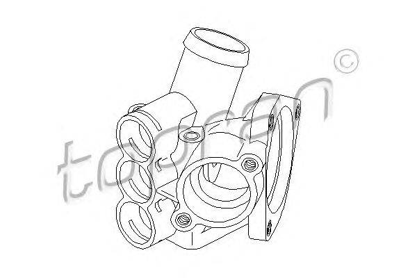Фланец охлаждающей жидкости TOPRAN 107 920