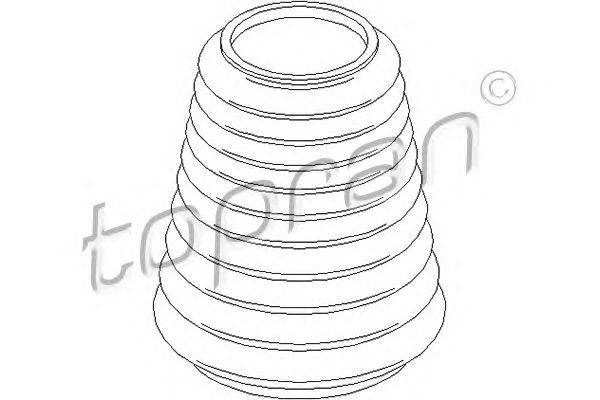 Защитный колпак / пыльник, амортизатор TOPRAN 103619