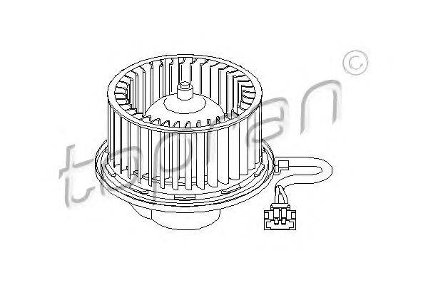 Электродвигатель, вентиляция салона TOPRAN 109 898