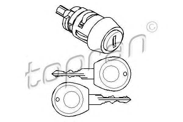 Замок, замок-выключатель TOPRAN 103 112