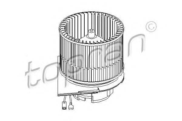 Электродвигатель, вентиляция салона TOPRAN 207331