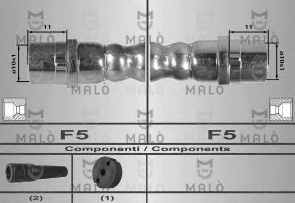 Тормозной шланг MALÒ 80415