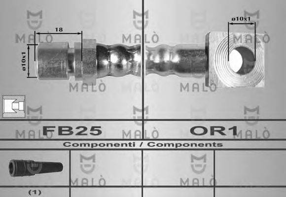 Тормозной шланг MALÒ 8542
